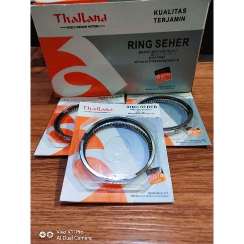 RING SEHER BEAT KARBU OS STD 25 50 75 100 150 PISTON RING BEAT KARBU MERK THALLAND