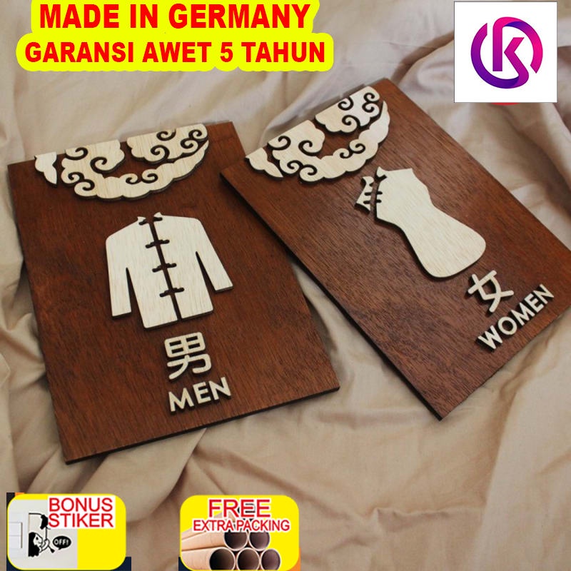 

Terlaris Sign Toilet Kayu / Sign Board Kayu Toilet / Sign Kayu