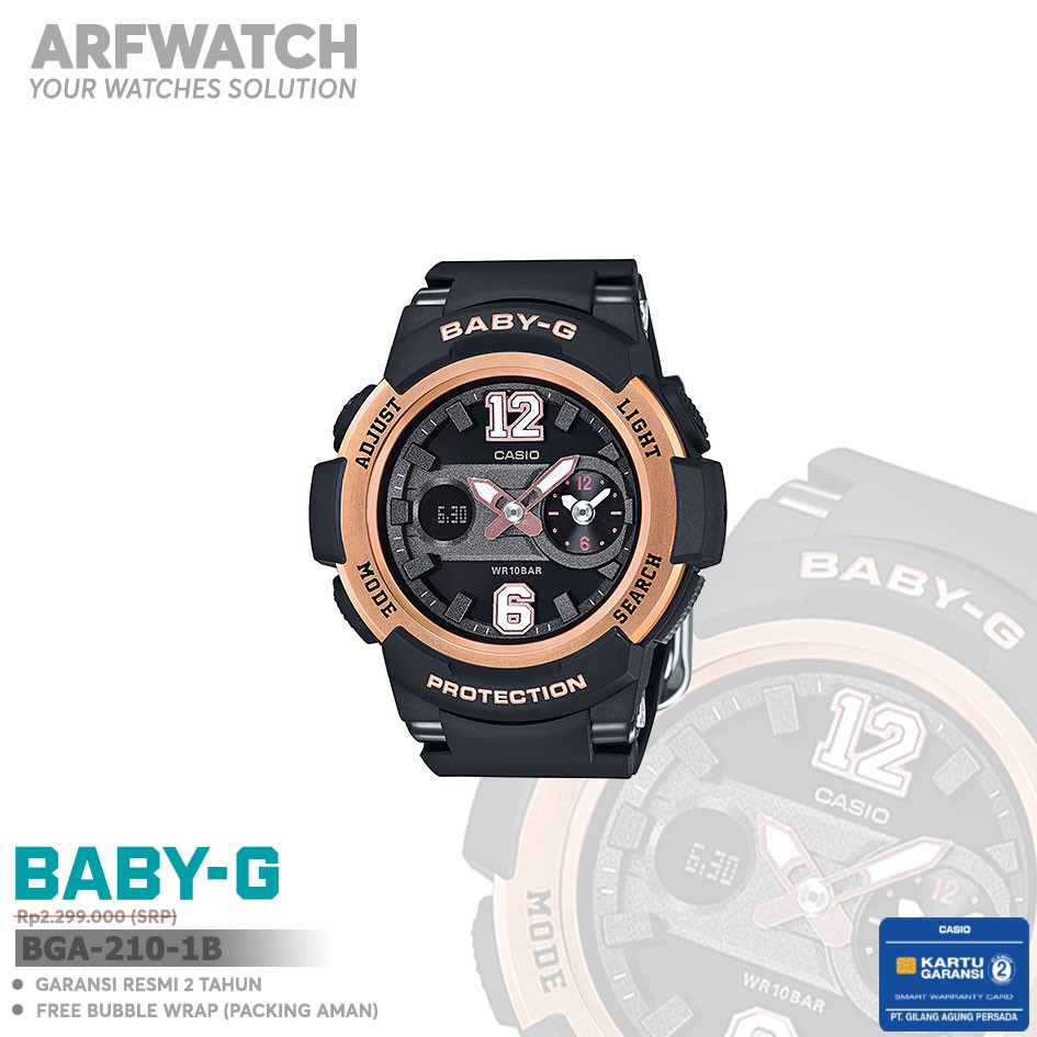 Casio Baby-G BGA-210-1B / BGA-210-1BDR Original