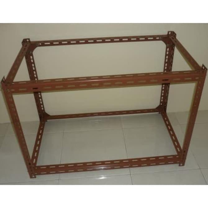 Rangka Meja Dari Besi Siku Lubang Outlet.Tere