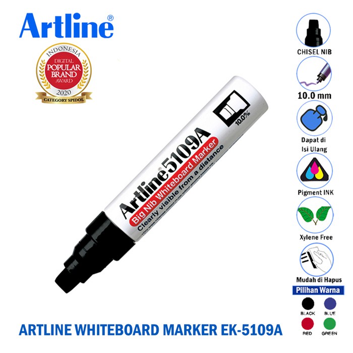 

ARTLINE EK-5109A SPIDOL WHITEBOARD MARKER 10.0MM BIG NIB