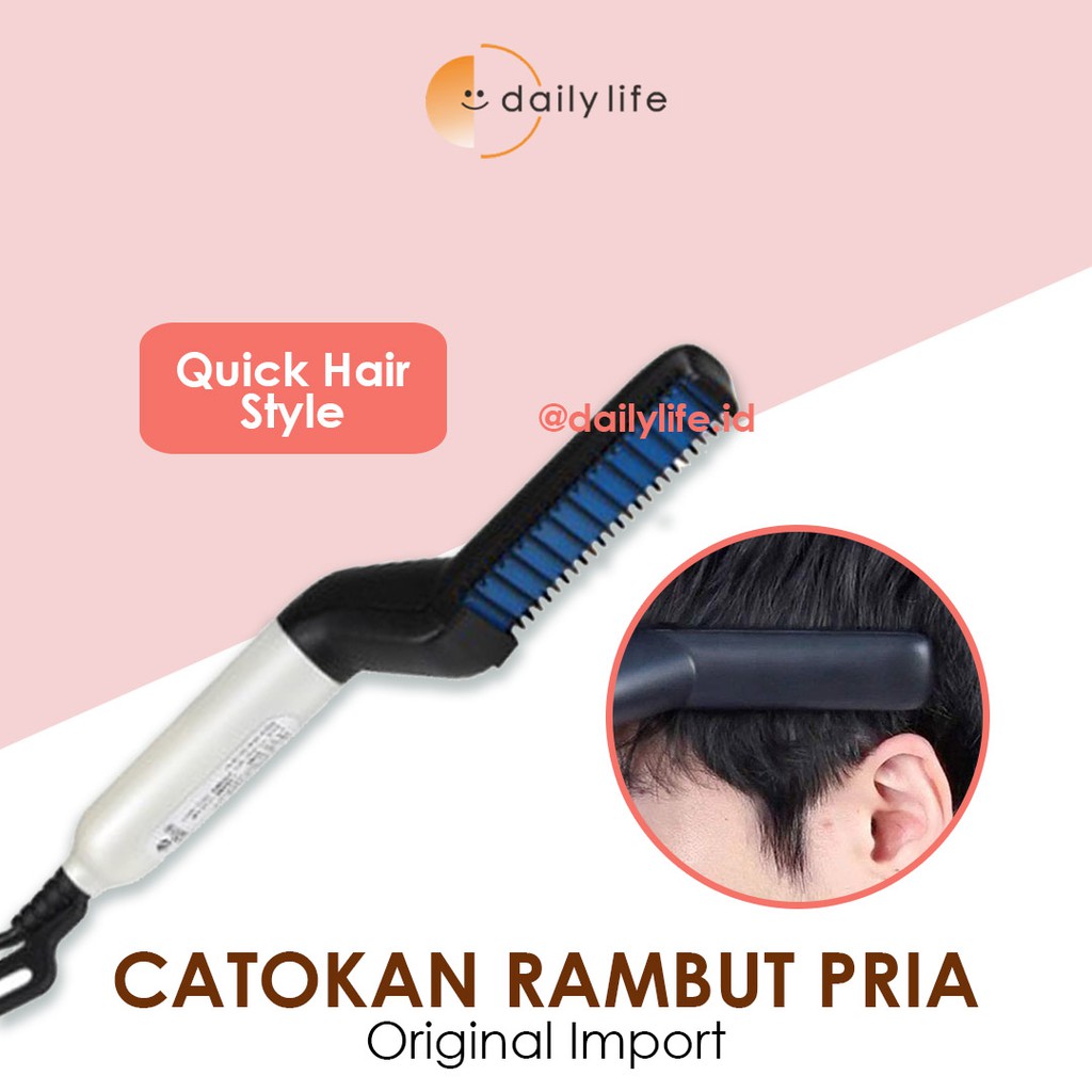 Catok Rambut Pria Quick Hair Styling Mudah Digunakan Dan Catok Rambut Pria Quick Hair Styling Mudah Digunakan Dan