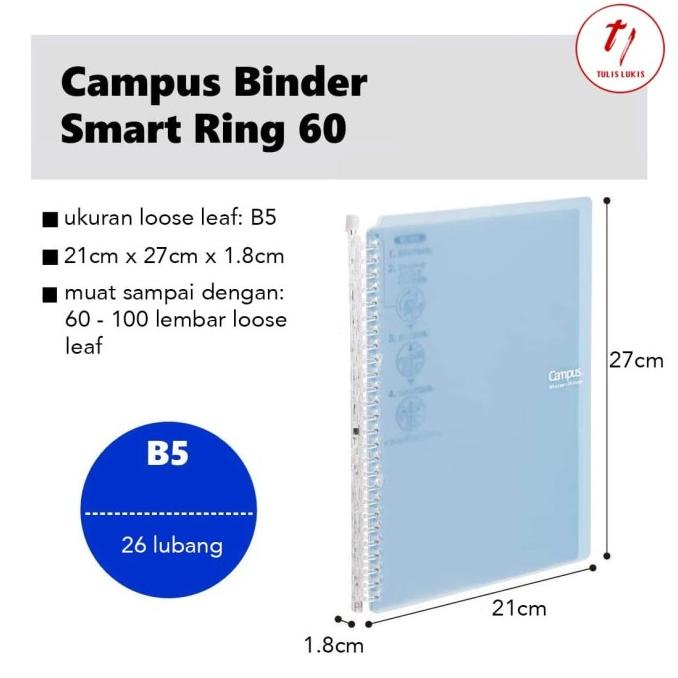 

BISA COD KOKUYO SMART RING BINDER B5 ( L-SP706 ) PROMOKode 2151