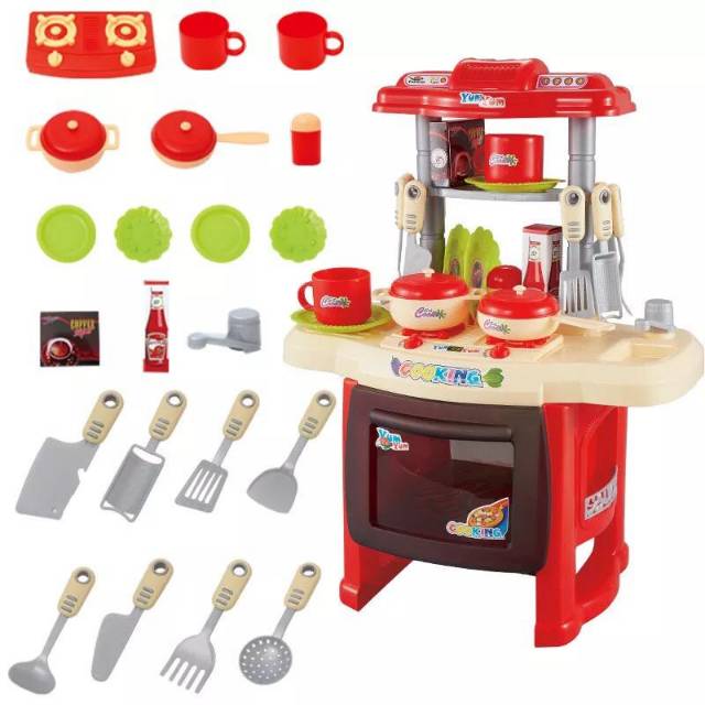 Tma / Mainan Anak Kitchen Set / Mainan Anak Masak-Masak Lengkap Accs 24pcs