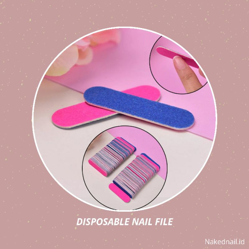 buffer kuku kikiran mini disposable nail file  kikiran kuku kecil small nail file nailart nail art