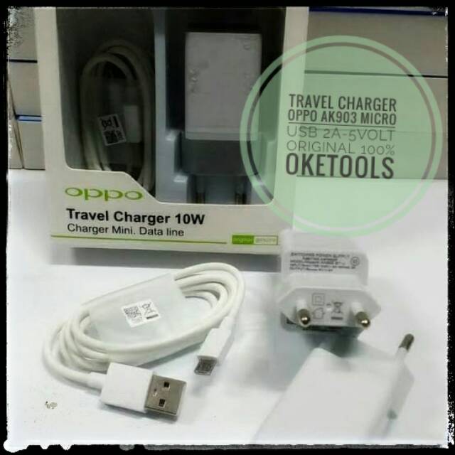 Charger Oppo 2A Original 100% - TC Oppo Micro Usb F1S F3 F5 F5 F7 A37 A39 A83 A57 A71 Original 100%