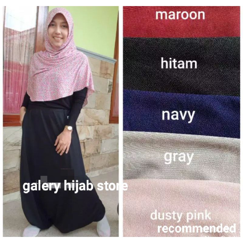 ROK JOGER-  SIRWAL AKHWAT MUSLIMAH - Rok panjang muslimah