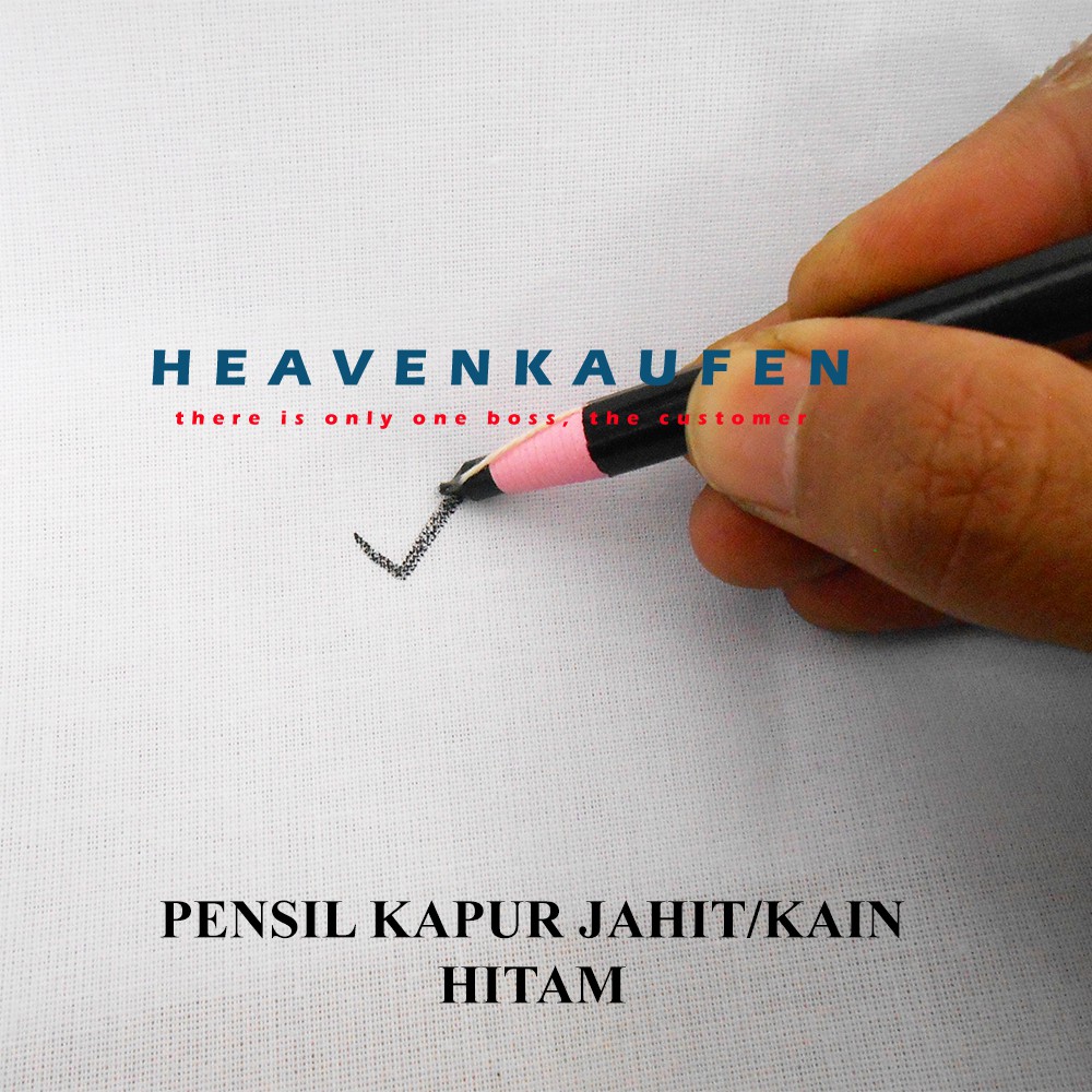 Kapur Jahit / Kapur Kain Bentuk Pensil Warna Hitam