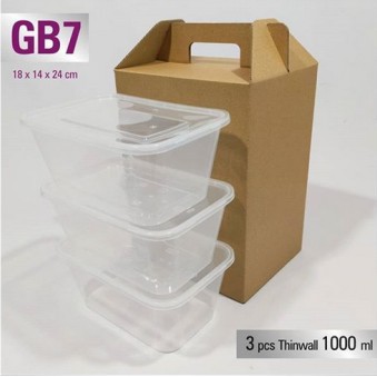 

GABBLE BOX 18x14x24 (U/ THIN WALL 1000 ml/HAMPERS/GIFT/KUE/CHOCOLATE)