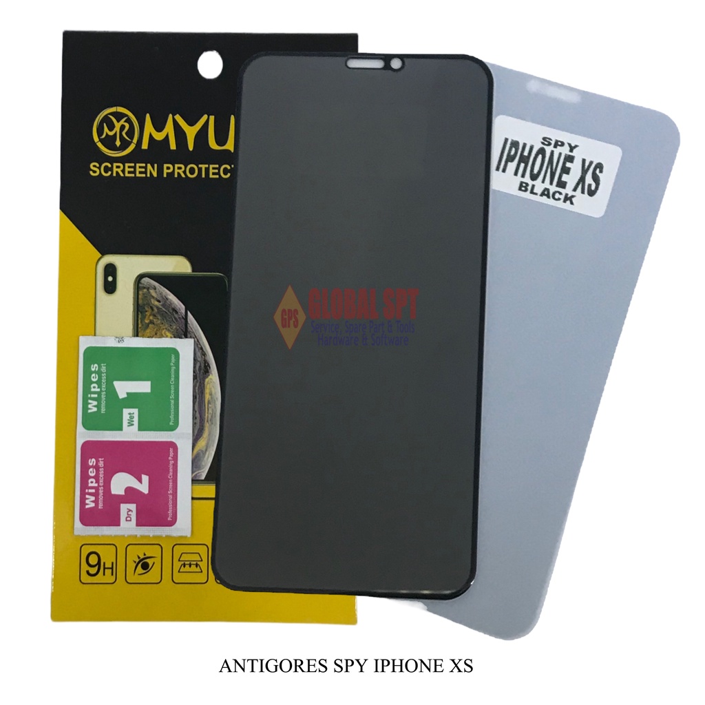 SPY IP XS / ANTIGORES SPY / TEMPERED GLASS IP XS