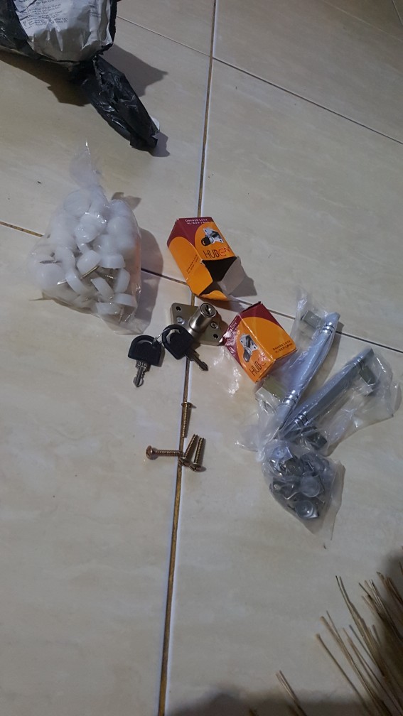 Handle Lemari Pegangan Plastik Bintik Chrome 96 160 Bukan Aluminium Huben 211