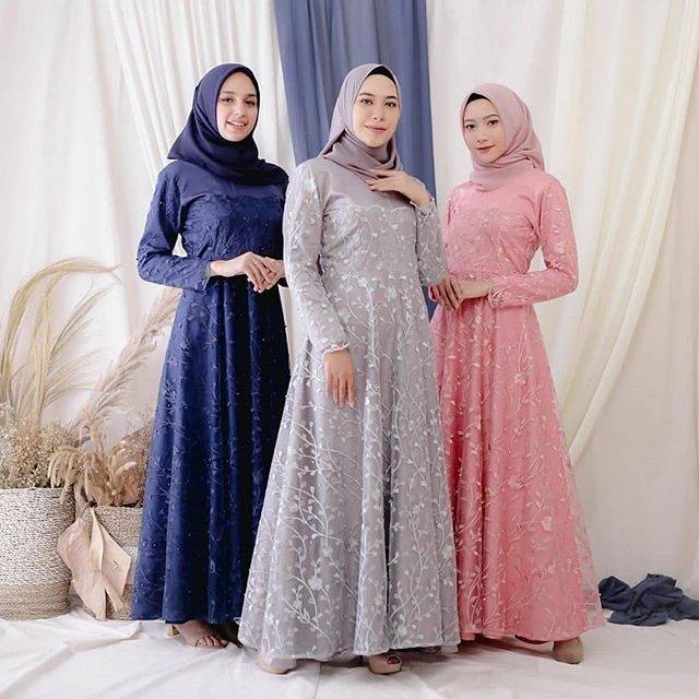 Raihana Dress Gamis Tille terbaru 2019 Shopee Indonesia