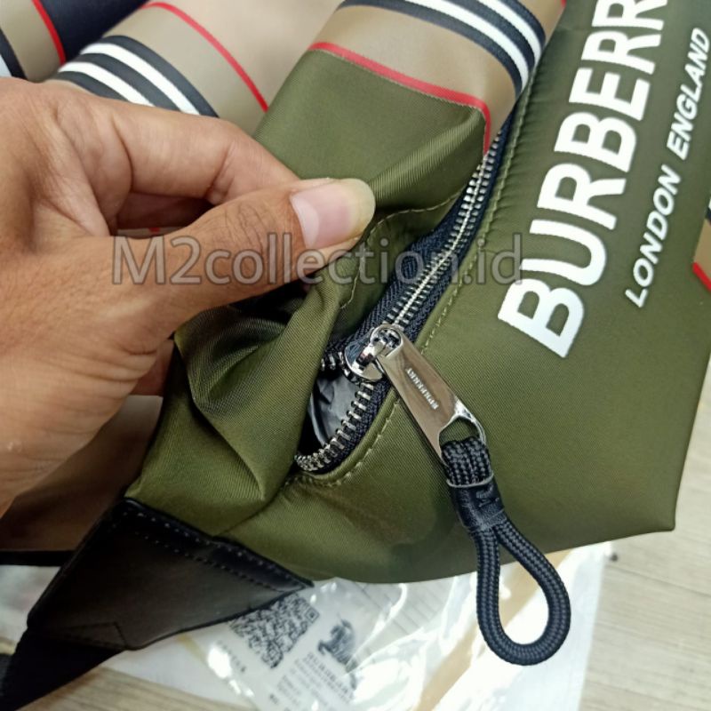 waistbag Burberry Belt Bag tas pinggang nylon premium impor