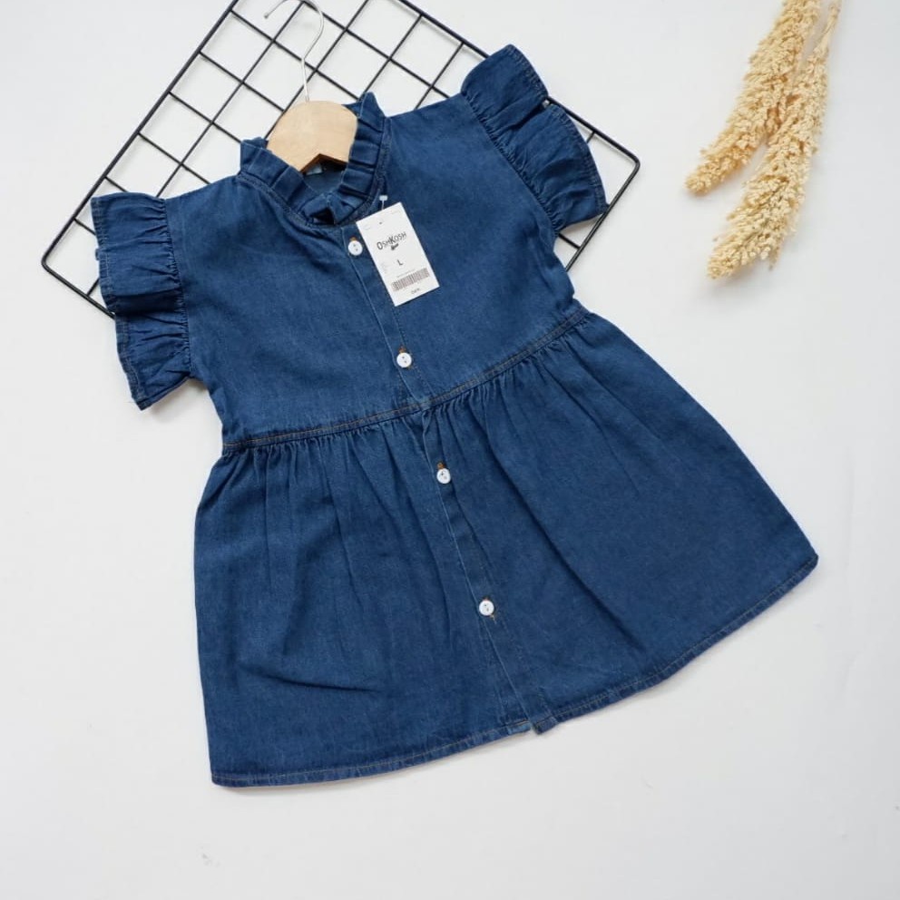 DRESS JEANS ANAK 2-5th Dress anak Jeans DRESS VANESHA, DRESS JEANS ANAK