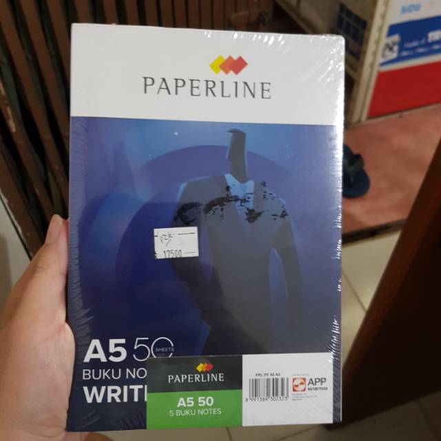 

Buku Notes Writing Pad Paperline A5 50 Lembar