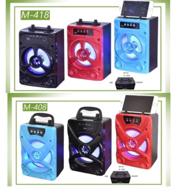 Speaker Bluetooth M408 Bass Besar