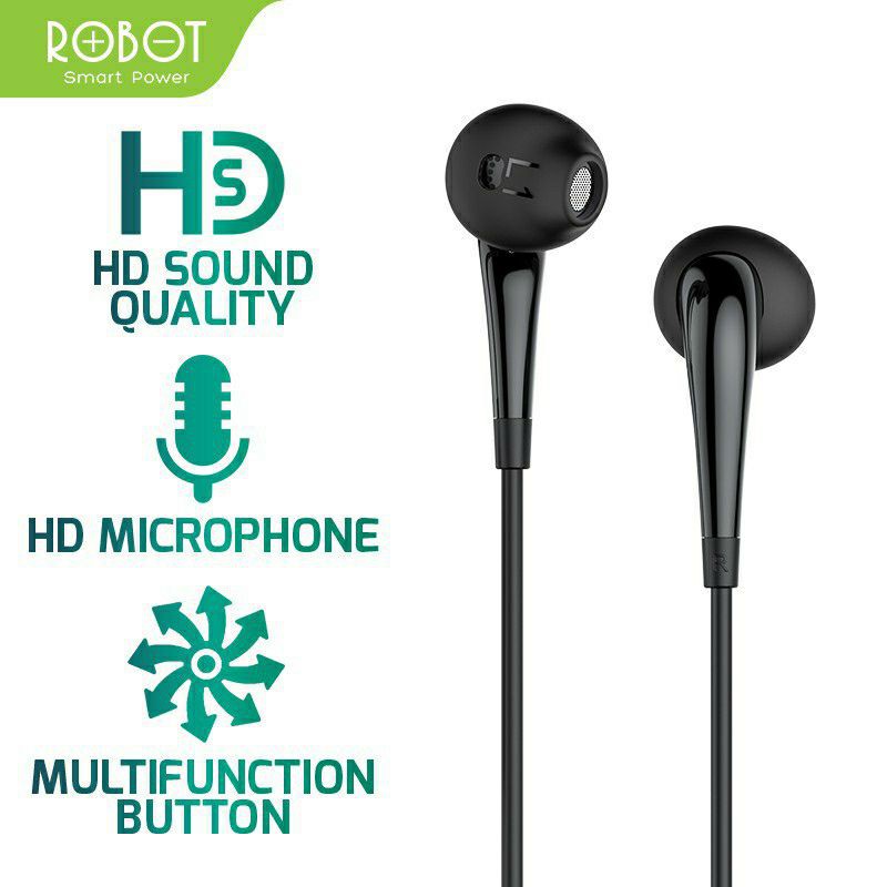 Headset Robot RE701 Soft In-Ear High Definition