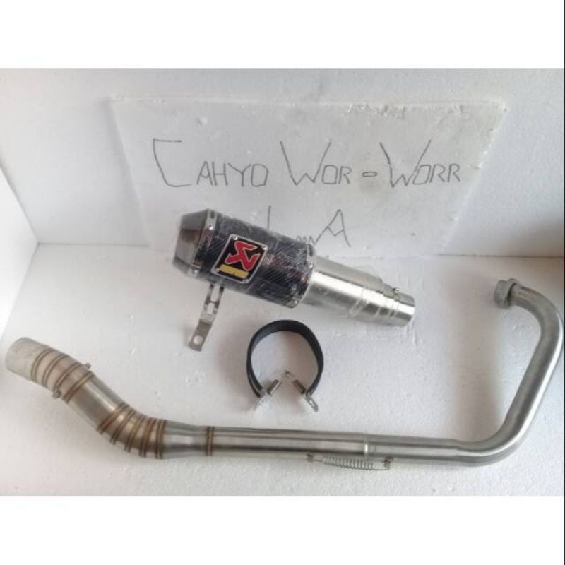 knalpot akrapovic vixion tiger cb verza byson scorpio