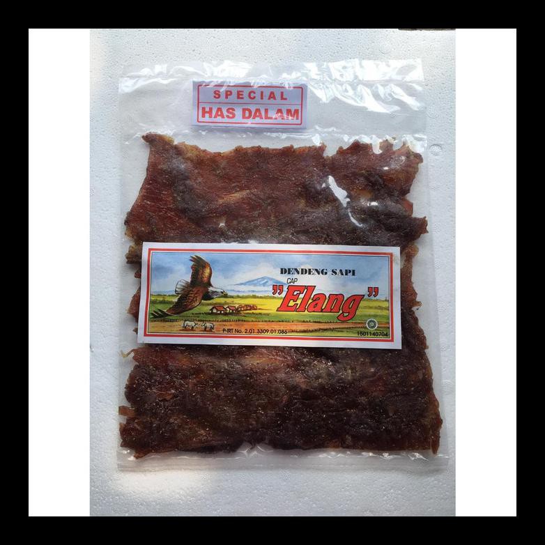 

UPDATE! DENDENG SAPI SPESIAL HAS DALAM CAP ELANG ASLI ORIGINAL 250 GR PROMO MURAH