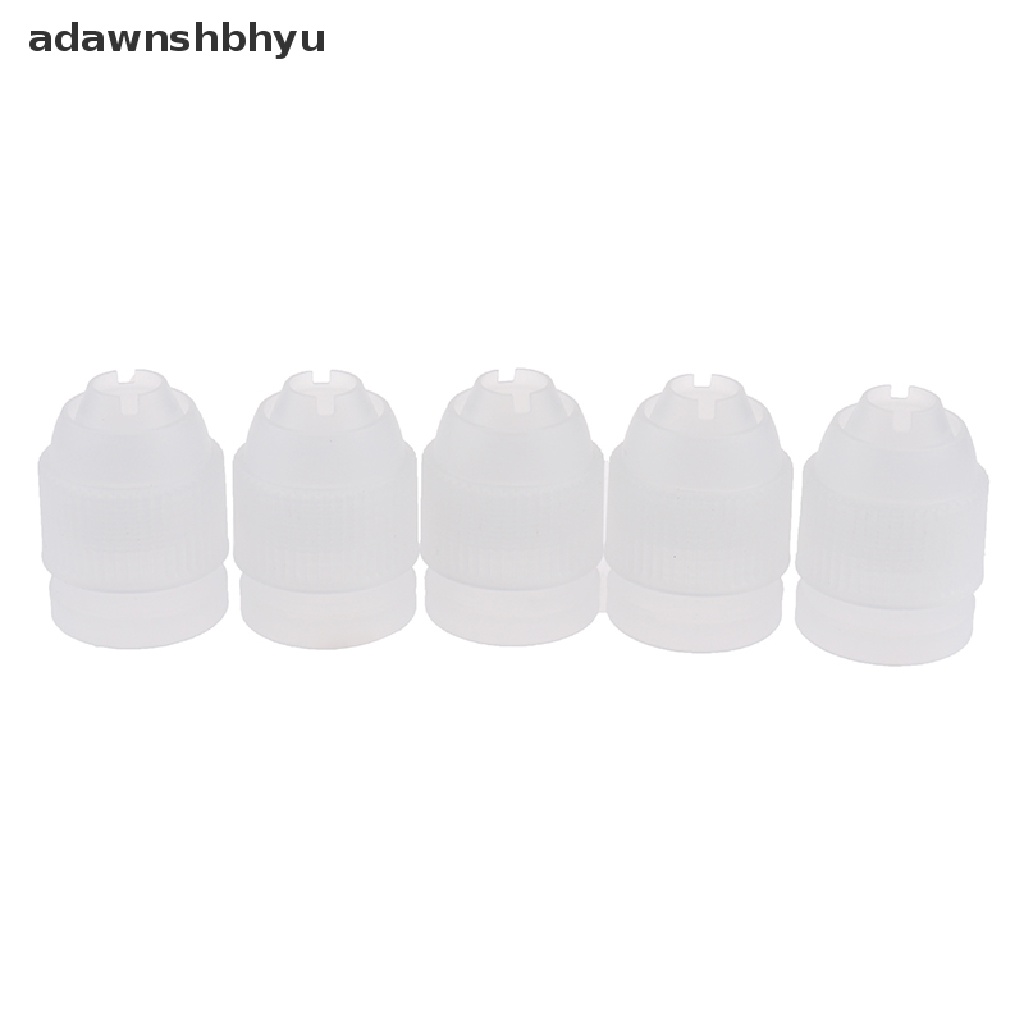 Adawnshbhyu 5pcs Icing Piping Nozzle Connector Adapter Converter Tools Untuk Dekorasi Kue