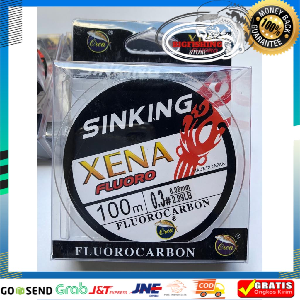 Senar Fluorocarbon Fadt Sinking Orca XENA Murah
