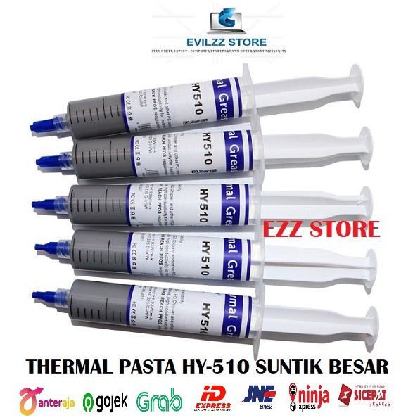 THERMAL TERMAL PASTA PASTE PROCESSOR PROCESOR PENDINGIN CHIPSET LAPTOP HY510 HY-510 SUNTIK BESAR