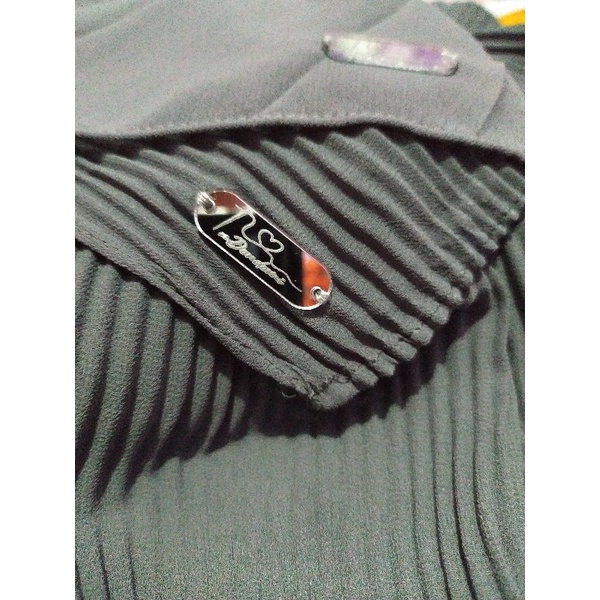 Jilbab Pashmina Full Plisket Murah - Premium Payet / No Payet