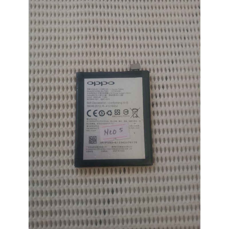 original sparepart HP baterai batre oppo neo 5