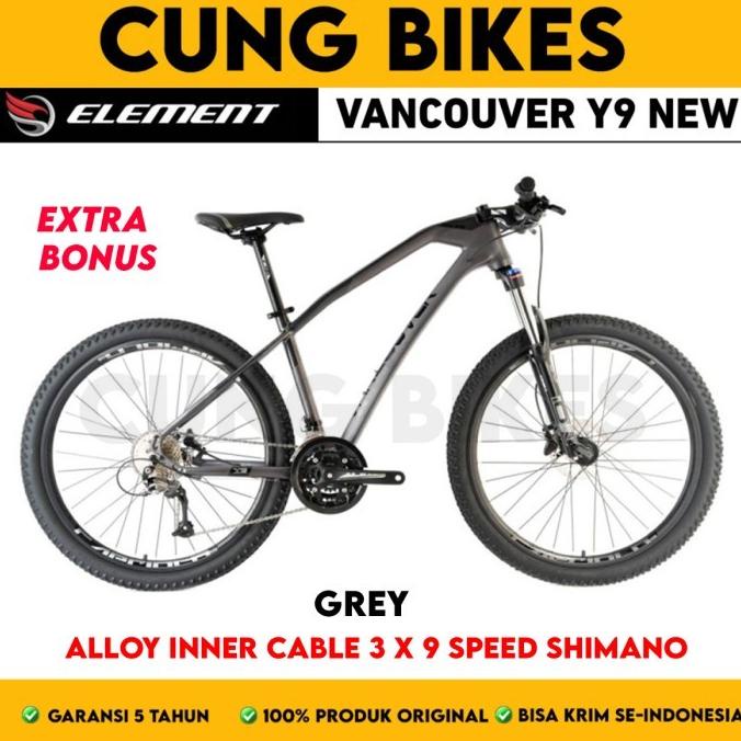 SEPEDA GUNUNG 27.5 INCH MTB ELEMENT POLICE VANCOUVER Y9 REM HIDROULIC FDGDF34545
