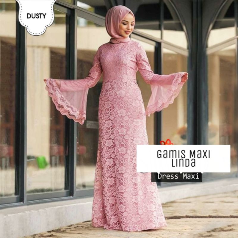 Model Terbaru/Gamis Maxi Brukat/Gamis Maxi Kondangan/Gamis Terbaru/Gamis Brukat/Gamis Kondangan/Gami