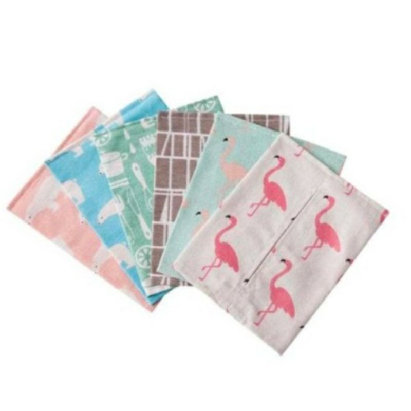 ~ PIYOSHI08 ~ Tempat Tissue Bahan Kanvas Motif Lucu Cover Sarung Tisu  Murah PR97