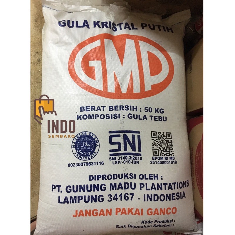 

gula pasir gmp 50kg karung / gula gmp karungan