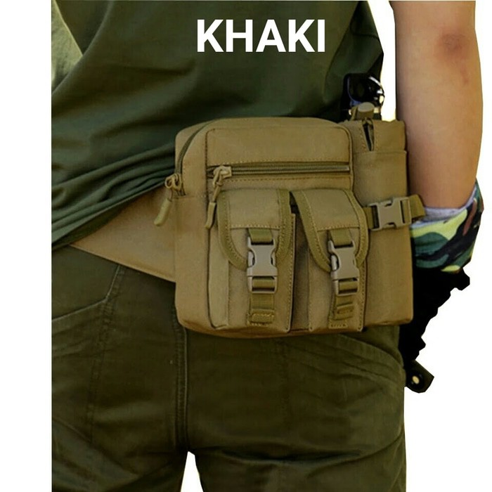 Tas Pinggang Tactical Botol Minum Army Multifungsi Waist Bag Outdoor