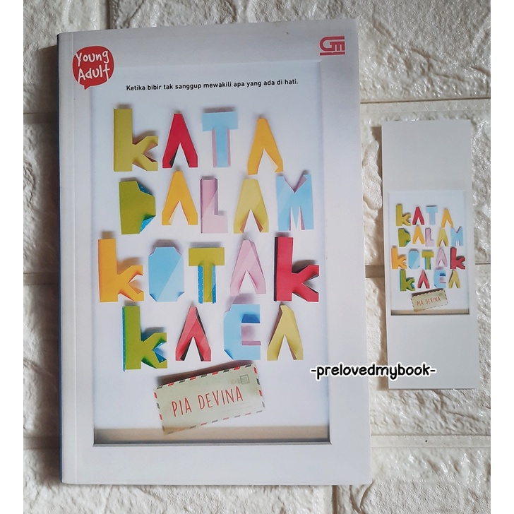 [KOLPRI] SALE ORIGINAL Buku Novel Bekas, Buku Preloved, Novel Bekas, Novel Preloved-KATA DLM KOTAK