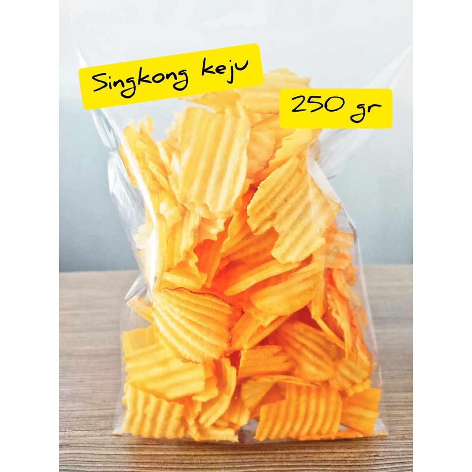 

250 gr Keripik Singkong Keju Asin Gurih ( DS Bgr )