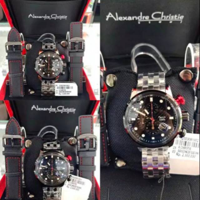 JAM TANGAN PRIA ALEXANDRE CHRISTIE  6163 AC 6163MC Ac 6163 ORIGINAL [ GARANSI RESMI 1 TAHUN ]