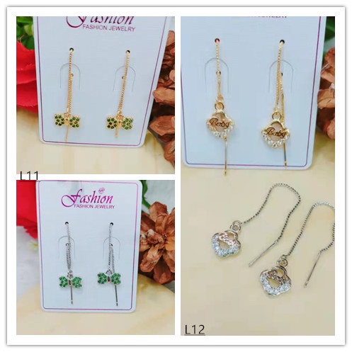 Anting Xuping Permata Lapis Emas Perhiasan Fashion L11.12