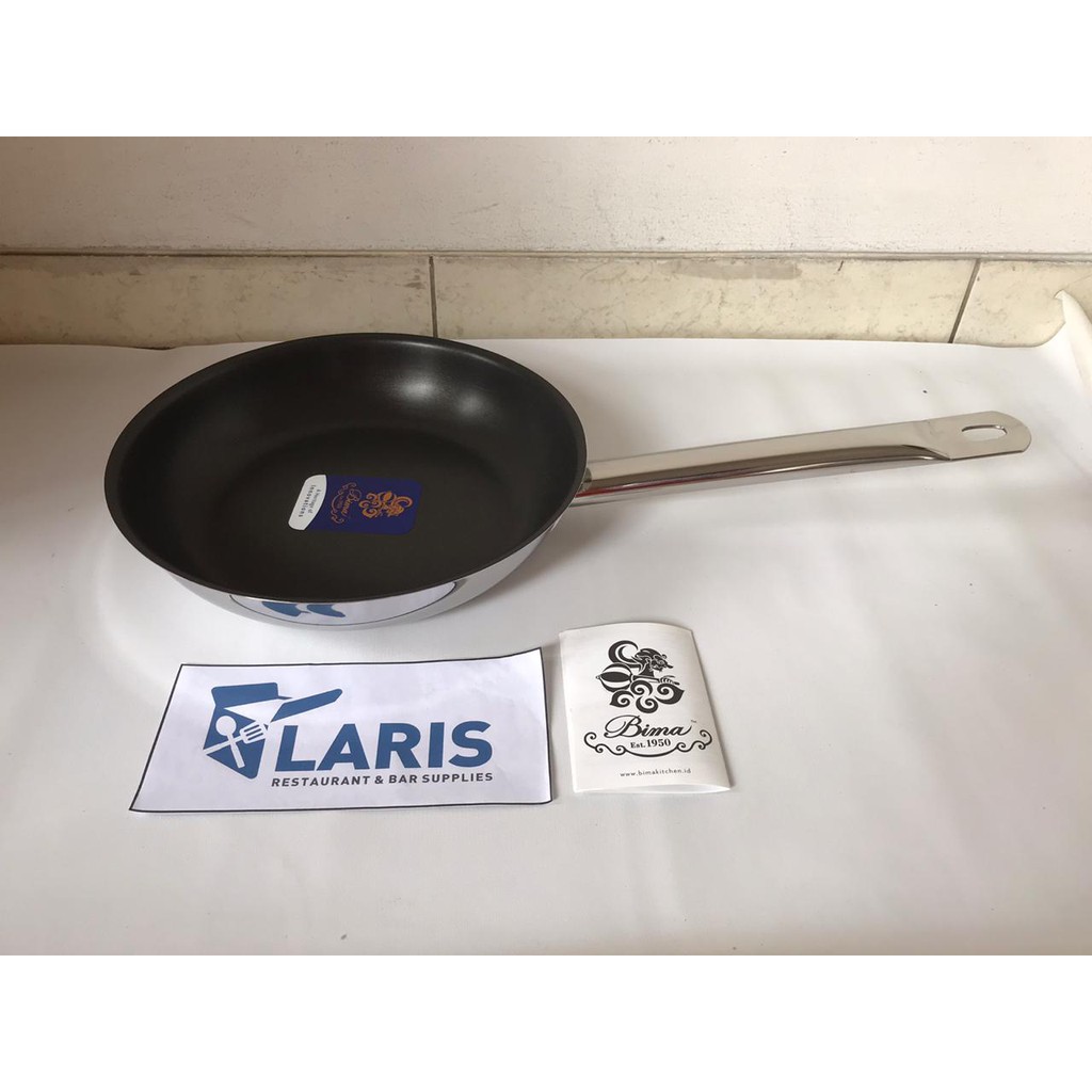 Bima Chef Stainles Steel Non Stick Frying Pan 24 cm / Teflon Bima Anti Lengket