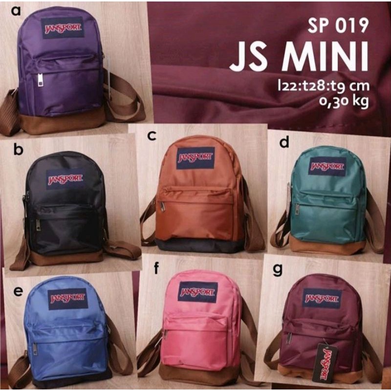Tas ransel Jansport cowok/cewek motif / polos