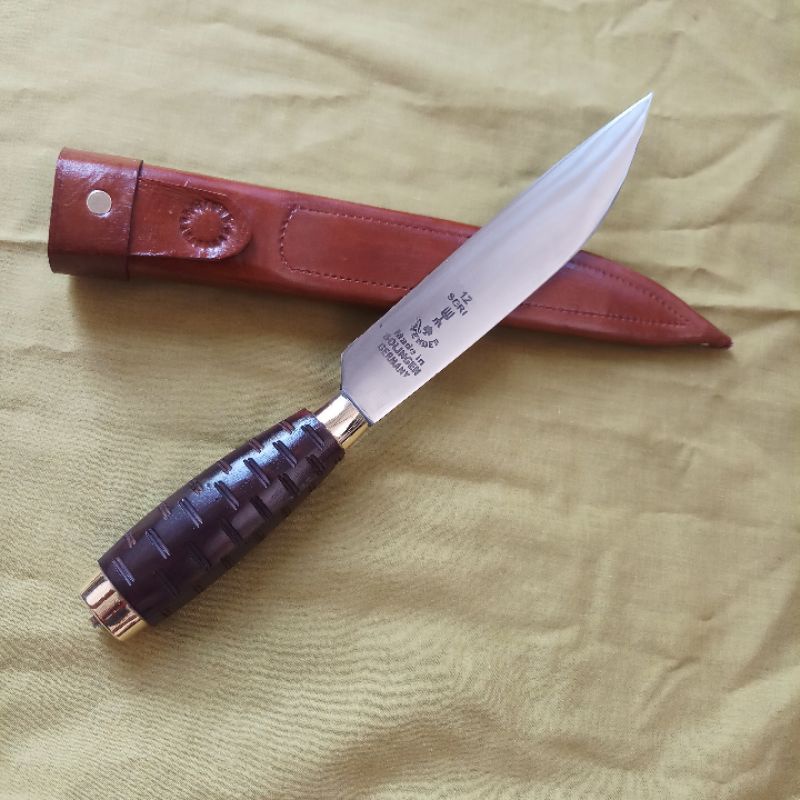 pisau cap garpu ukir 18 cm dapur