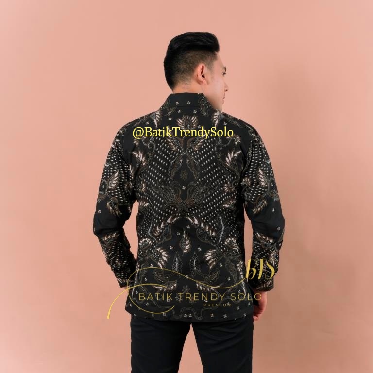 Hem  Kemeja Baju Batik Pria Cowok Laki Laki Slimfit Full Lapis Furing Lengan Panjang Lengan Pendek Original Asli Batik Jumanta Solo Laweyan Size S M L Xl XXL 24