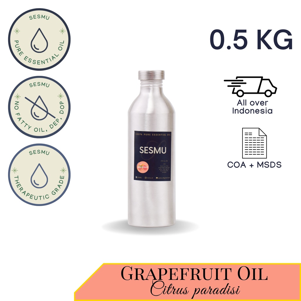 Jual 500 GR / 500 ML GRAPEFRUIT (JERUK LIMAU GEDANG) 100% PURE ...