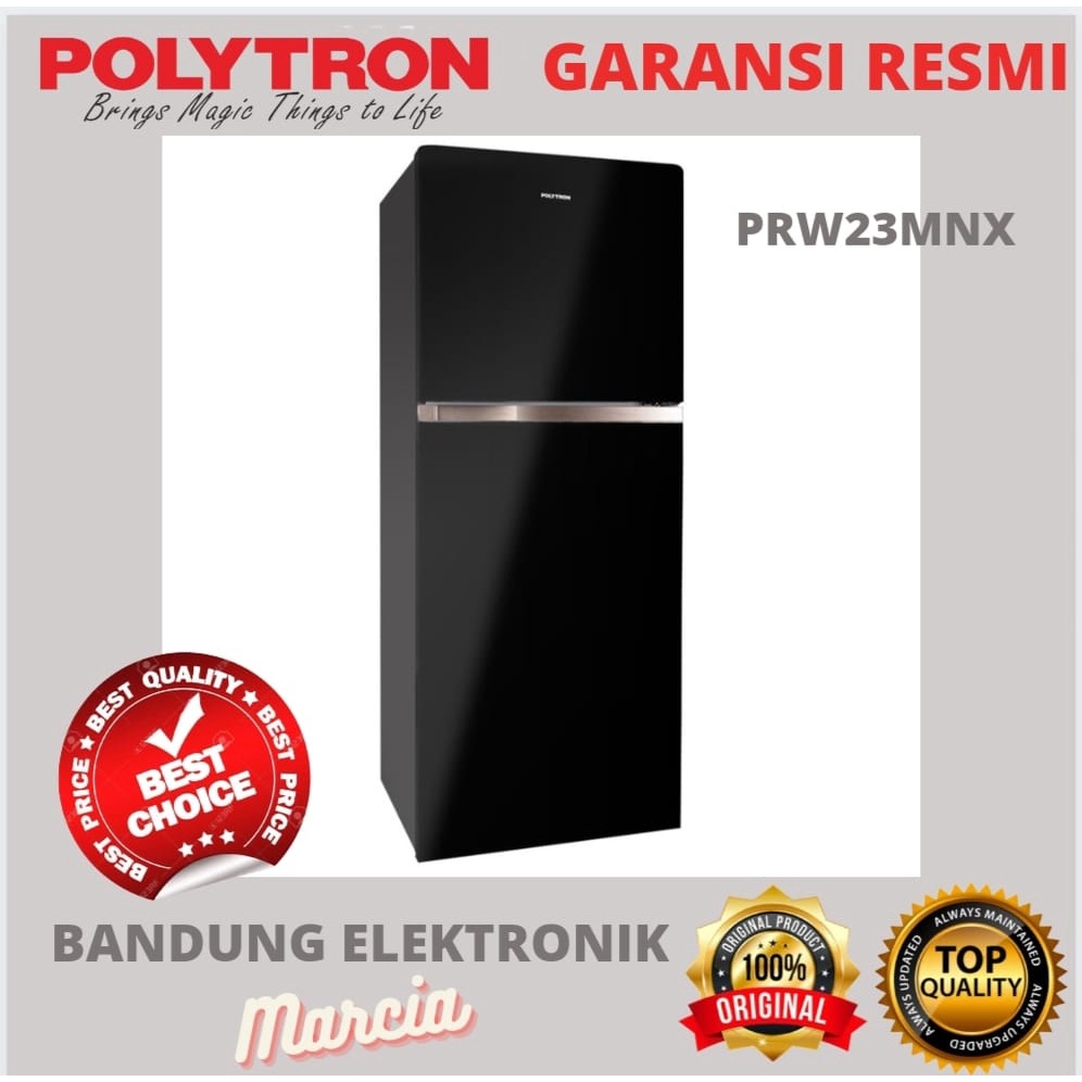KULKAS POLYTRON PRW-23MNX / PRW23MNX / PRW 23 MNX 2 PINTU