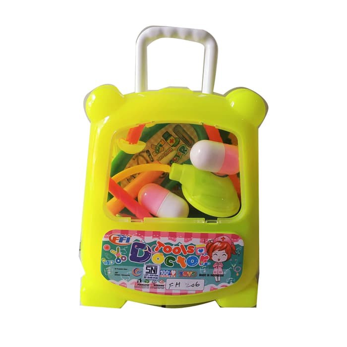 Mainan Anak Mini Trolley/Koper Dokter/Doctor Set 206 FH