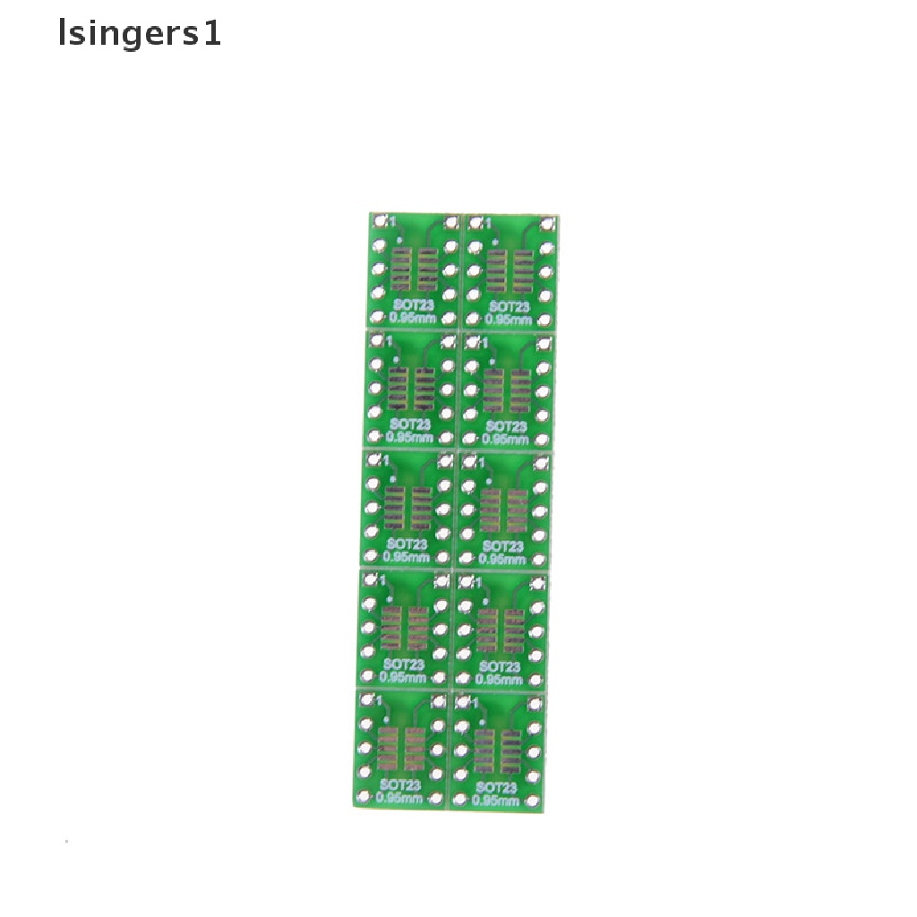 [lsingers1] 10PCS SOT23 SOP10 MSOP10 Umax SOP23 to DIP10 Pinboard PCB Board Convert Boutique