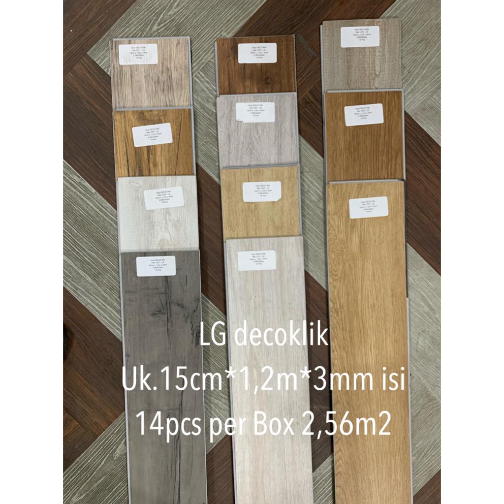 Vinyl klik LG Decotile - Vinyl Lantai sistem klik serat kayu