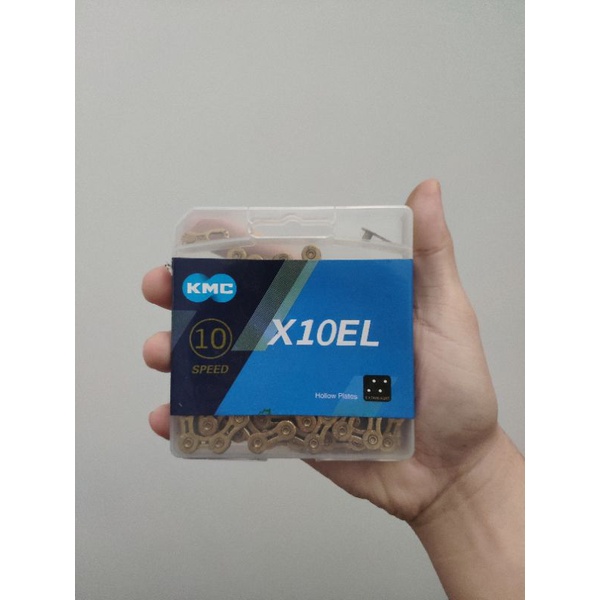 Rantai Sepeda 10 Speed KMC X10EL Gold