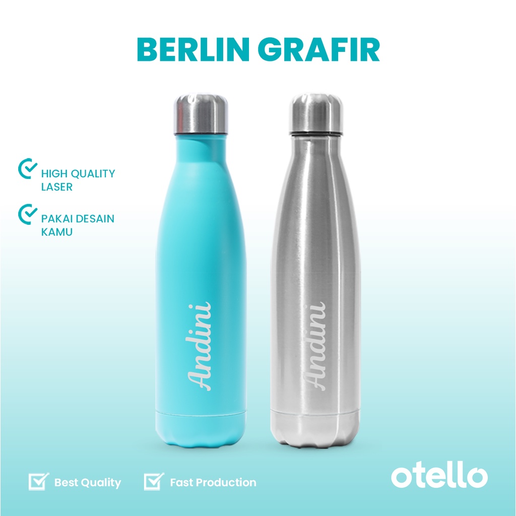 Otello Berlin Custom Tumbler Termos Tumblr Bowling Vacuum Flask Stainless Steel Botol Minum Unik