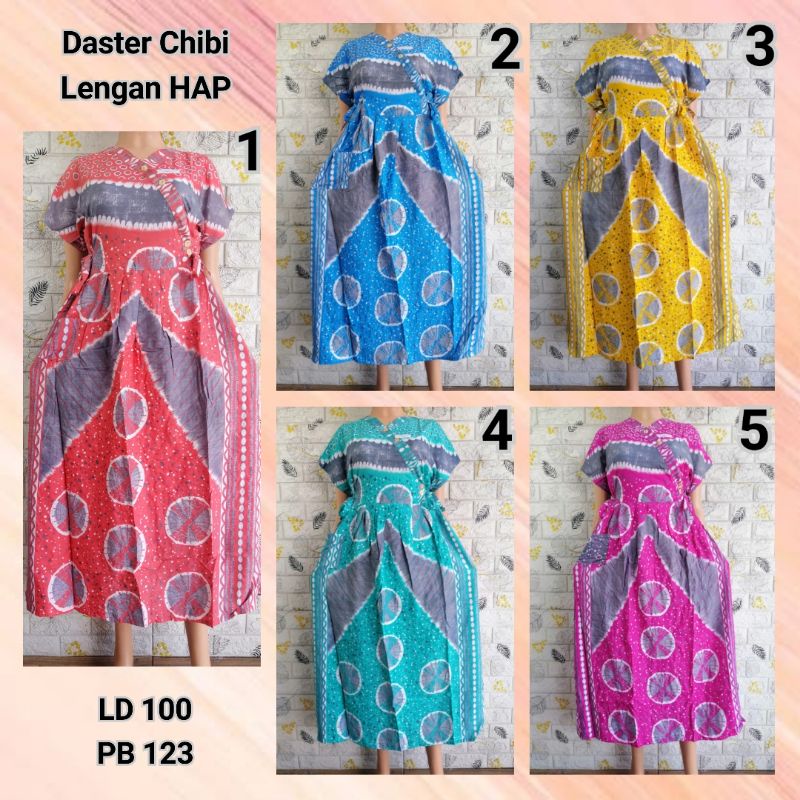 Daster Chibi Lengan Kimono HAP LD 100 BUSUI Friendly XHST + BU TEJO STAR