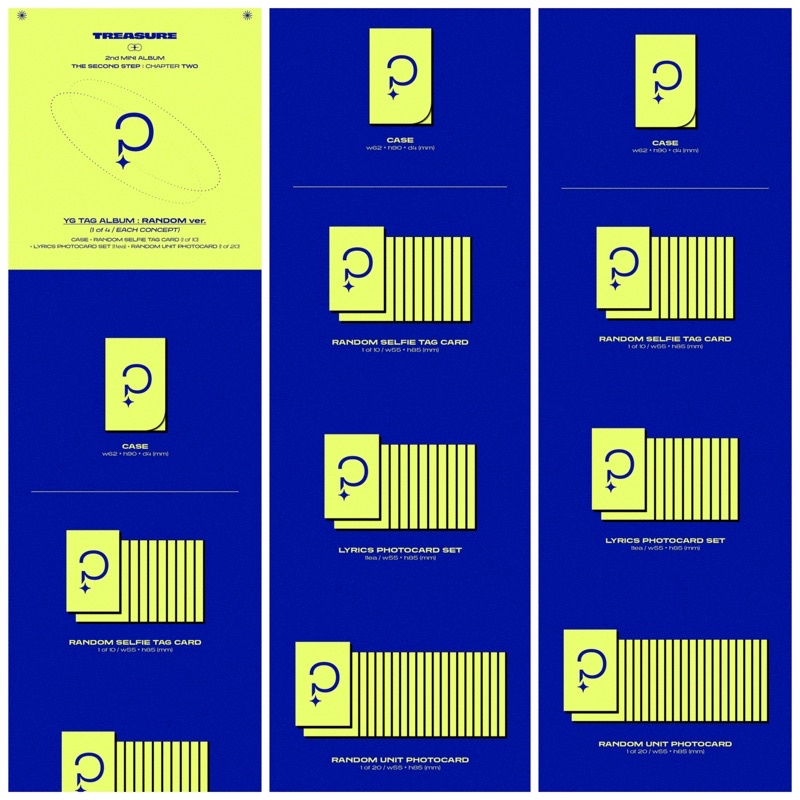 [PO] TREASURE - 2nd MINI ALBUM [THE SECOND STEP : CHAPTER TWO] YG TAG VER. || WEVERSE | YG SELECT | 